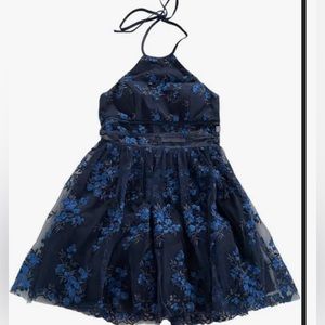 Gianni Bini Embroidered Mini Dress